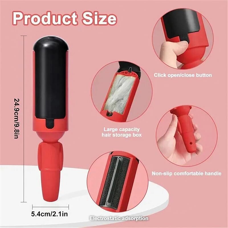 Pet Hair Remover Roller Self Cleaning Hair Remover Fur Removal