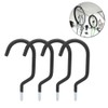 4pcs Metal Bike Wall Mount Storage Holders Garage Bicycle Hanger
