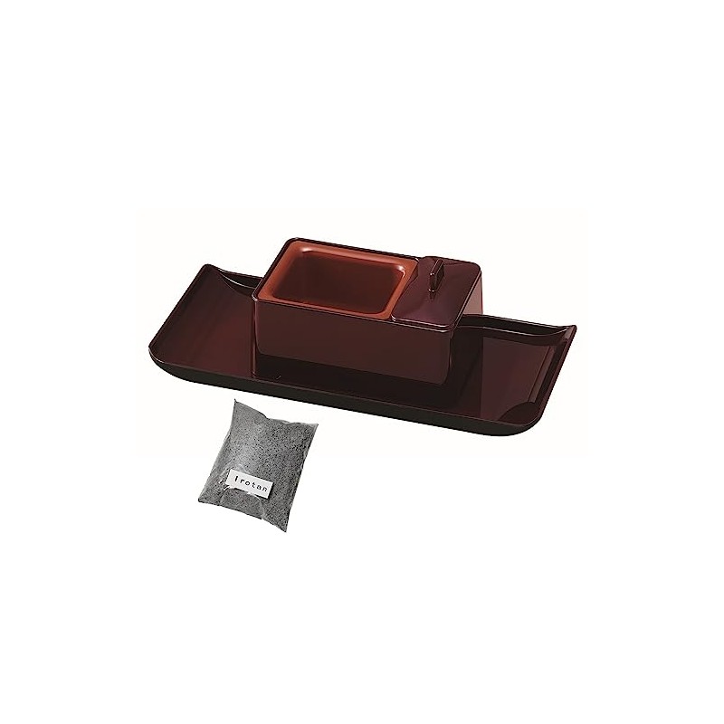 irotan Incense Basin Set, Compact (Incense Burner, Burning Incense Basin,