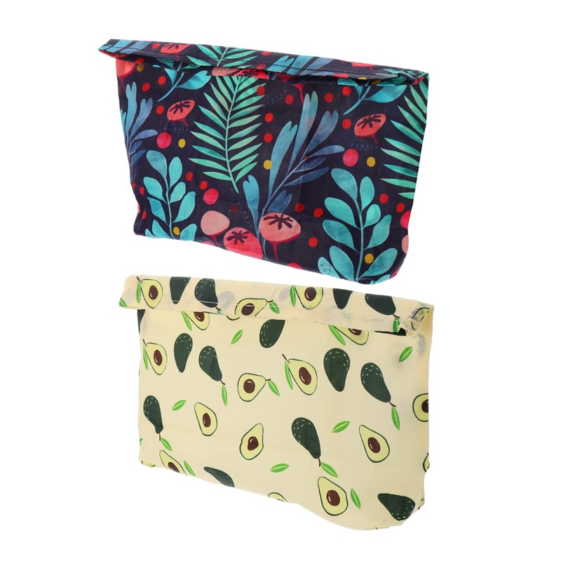 Gatuida 2 Pcs Beeswax Storage Bag Cotton Cloth Cheese Mini