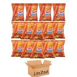 Mix Cheddar, Snack 1.75oz Bags (14 pack), by Litezout