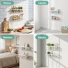 Veken 6-Pack Rustproof&Waterproof Shower Caddy, Adhesive Shelves Rack with Soap