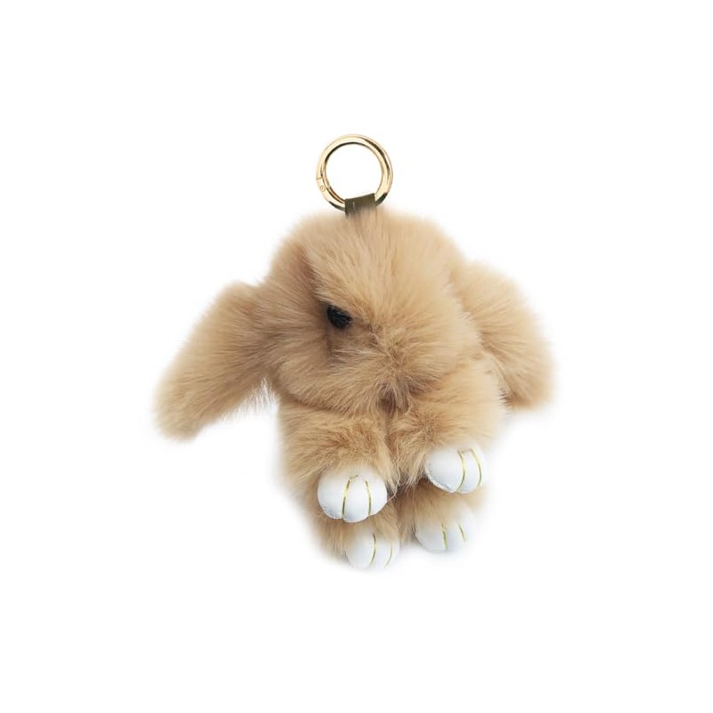 Sqzrpomddy Keychain, Keychain, Cute, Rabbit, Fluffy, Keyring, Bag Hanging Decoration,