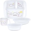 Skater XP7AG-A Baby Tableware, Lunch Plate, For Kids, Antibacterial, Plastic,