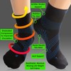 TechWare Pro Ankle Compression Socks - Plantar Fasciitis Sock &