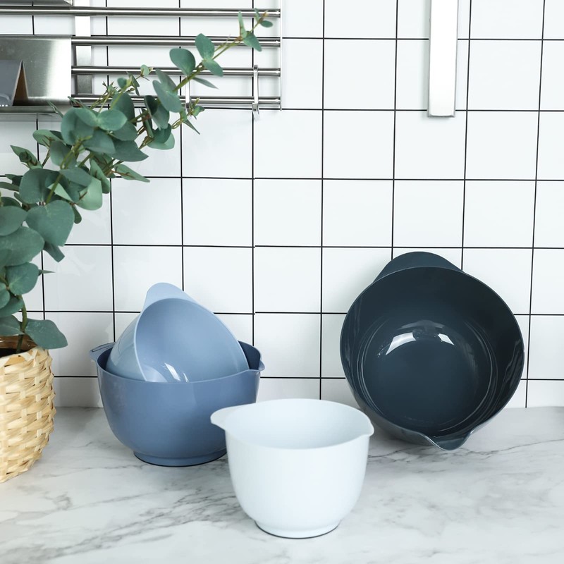 BoxedHome Mixing Bowl Set Mixing Bowl Set Plastic Salad Bowl