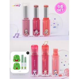 [Limited Edition] Kiss Me Kid Little Wizard Remy Collaboration Lip Set (6 types) + Majorica Pouch Giveaway / [한정판] 키스미 아이 꼬마 마법사 레미 콜라보 립 set (6종)+마조리카 파우치 증정