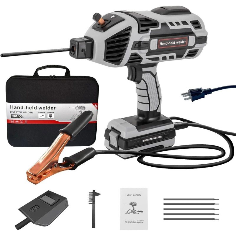 Saker Portable Electric Welding Machine,110V Portable Welder Handheld with IG...