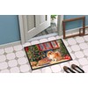Caroline's Treasures DAC3866JMAT Pomeranian Christmas Cookies Doormat Front Door Mat