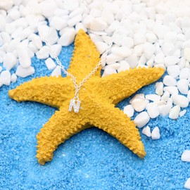 bifriend S925 Silver 26 Initial English Letter Crystal Chain Necklace For Women Girl Best Gift (N)