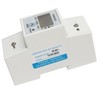 Single Phase Energy Meter LCD Display DIN Rail 2P Total