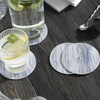 TIED RIBBONS Coasters for Drinks Set of 6 | Marble