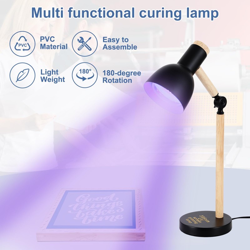 Ontesik 30W UV Light for Resin Screen Printing Exposure lamp,
