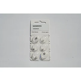 Siemens Click Dome 4 mm Open For RIC Hearing Aids - 6 Domes Each by Siemens