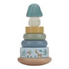 Little Dutch 7242 FSC Wooden Stacking Tower Ring - Forest