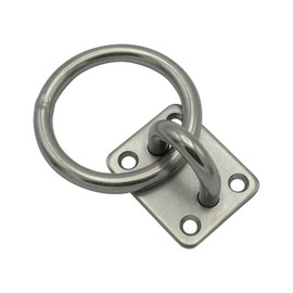 Stainless Steel Marine Eye Plate with Ring 8MM x 50MM (Lashing Tie Down Boat Yacht)