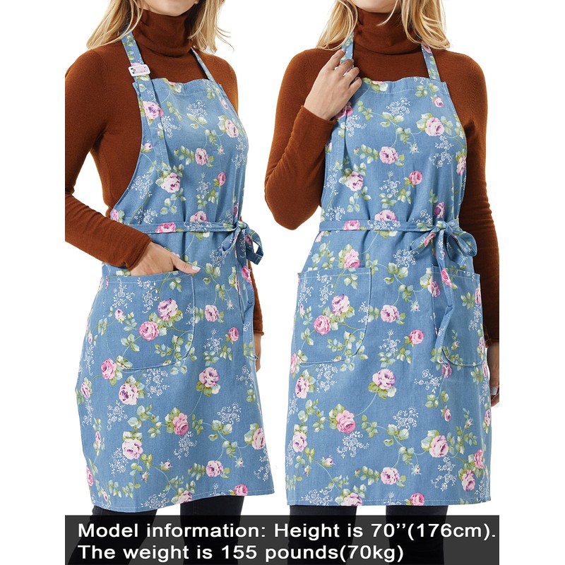 APRONNER 3 PCS Cooking kitchen Baking Aprons for Women with