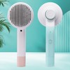 Pet Slicker Brush 2 in 1 Detangling Self Cleaning Floating