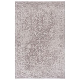 SAFAVIEH Area Rug 6x8 - Reflection Collection - Beige & Cream, Non-Shedding & Easy Cleaning, Ideal for Entryway, Living Room, Bedroom (RFT670A)
