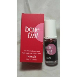Benefit Cosmetics Lip & Cheek Stain Bene tint .2 oz Brand New In Box Free Ship