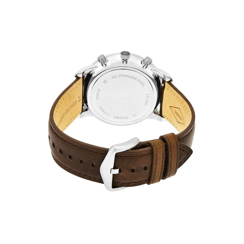 Fossil Fs5380, Reloj Hombres, Café, Una Talla