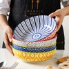 Selamica Ceramic 30 Ounce Large Pasta Bowls 8 inch Serving