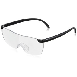 Glasses-type magnifying glass that looks larger, 1.6 times