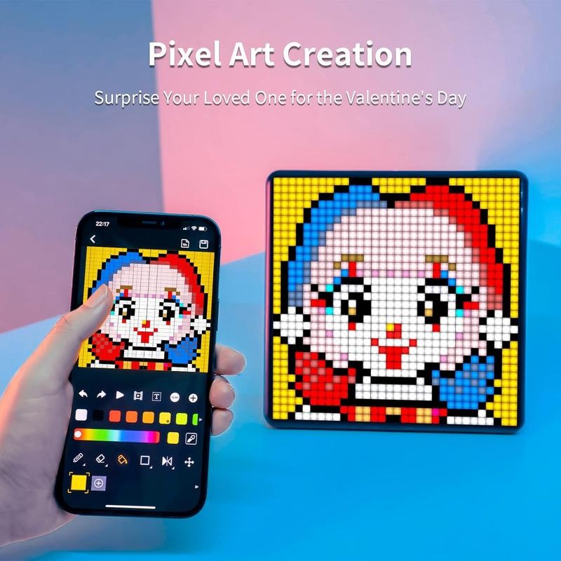 Divoom Pixoo-Max Pixel Display, APP Cellphone Control Display with 32