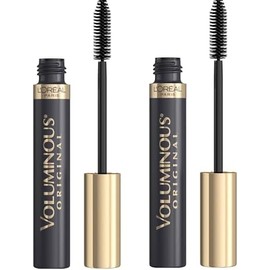 L’Oreal Paris Makeup Voluminous Original Volume Building Mascara, Black, 2Count