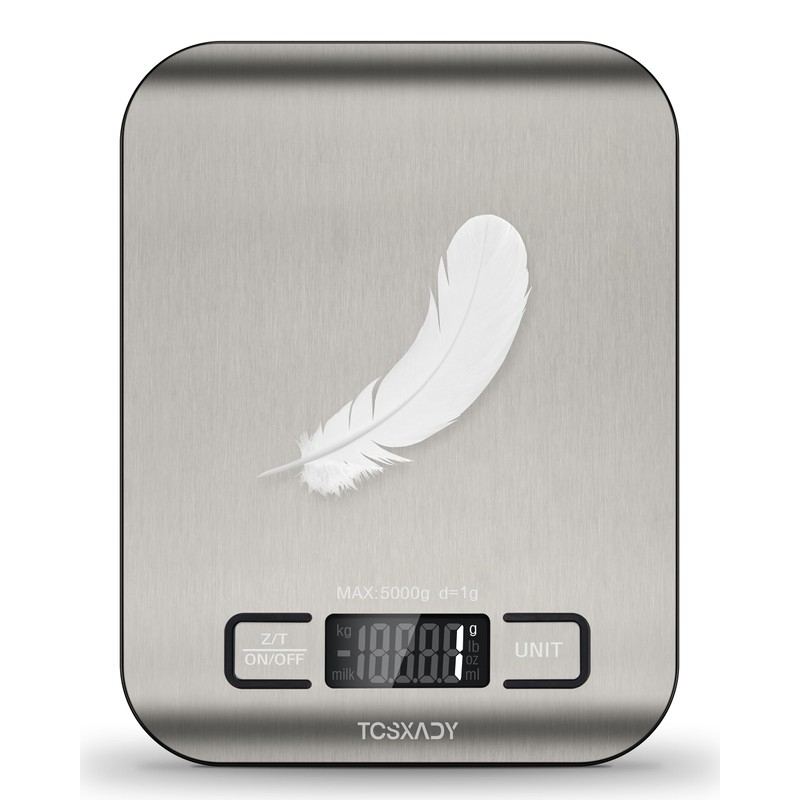 Food Scale, 11lb Digital Kitchen Scale with 6 Units LCD
