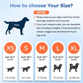 Disposable Dog Diapers Absorbent Soft Puppy Doggie Diapers for Female Dogs with Adjustable Puppy in Heat Period Excitable Urination(M 10)