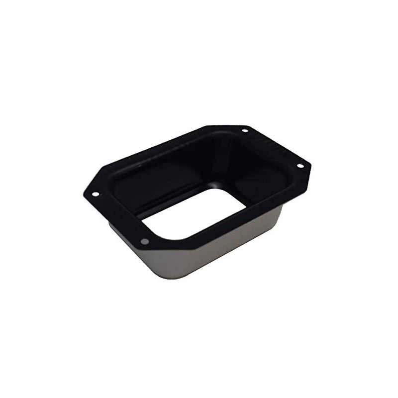 Rainware Supply 2x3 Aluminum C Style Gutter Drop Outlet (2