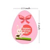 1.5x2 Inch Easter Egg Stickers Bunny Labels Flowers Mixed Designs