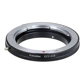 Fotodiox Lens Mount Adapter, Contax Yashica (c/y or cy) Lens to OM 4/3 (Four Thirds) Mount Camera Adapter