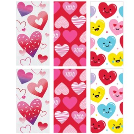 Soft & Strong 3-Ply Pocket Tissues – Travel-Friendly Pack of 6, 10 Tissues per Pack – Made in USA (Sweet Hearts)