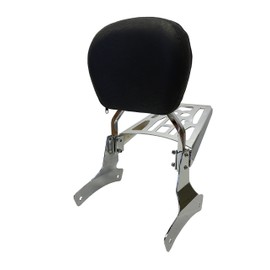 Contoured - Sissy Bar Backrest & Luggage Rack for 98+ Honda Shadow Ace VT750