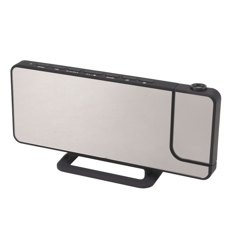 Digital Projection Alarm Clock LED Display USB Powered Auto Sensitivity