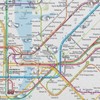 SPXUBZ New York Subway Map Shower Curtain White Subway Map