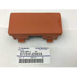 Subaru 2013-2017 Subaru Crosstrek Rear Tow Hitch Cover Orange Pearl 57731FJ230I6 OEM