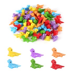 60pcs Mini Lizards, Resin Lizard Figures Colorful Miniature Lizard Figurines Tiny Lizard Figurines Mini Resin Animals for Miniature Garden Landscape Dollhouse Potted Decoration