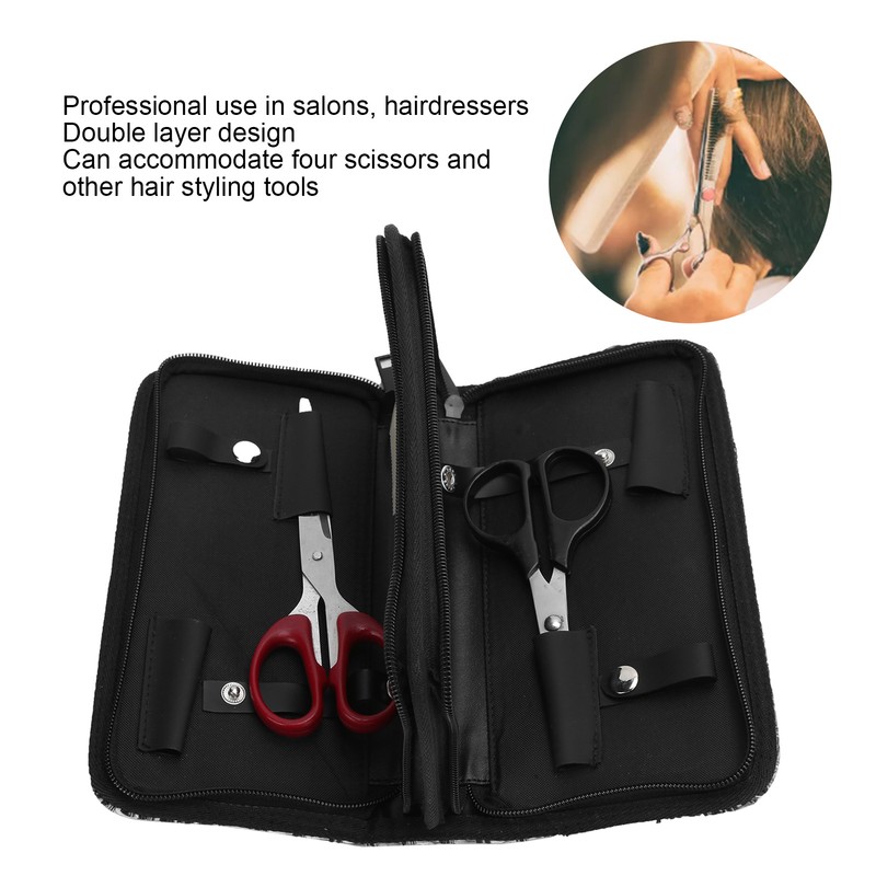 Hair Stylist Shear Scissors Pouch Case Salon Barber Tools Storage