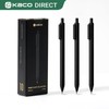 Kaco PURE Gel Pens Black Ink 0.7 mm Medium Point,