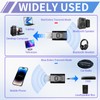 USB Bluetooth 5.0 Bluetooth Transmitter Receiver with 3.5mm AUX Bluetooth