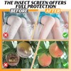 ANPHSIN 2 Pcs Mosquito Net for Patio - 10Ft x 13Ft for Each Garden Mesh Screen Barrier, Super Dense Patio Netting for Balcony Porch Umbrella Fruit Tree Gazebo Canopy RV Camping, White