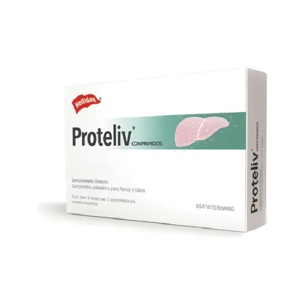 Proteliv, Protector Hepatico 21 Tab. Perro Y Gato, Holliday -