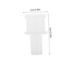 Gatuida 2 Pcs Air Conditioner Deflector Adjuster Spring Loaded White Plastic Pins for Cabinet Doors Enhance Airflow Control Cooling Efficiency Homes Offices