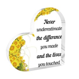 Inspirational Gifts for Women Acrylic Decorative Signs Plaques Motivational Encouragement Positive Affirmation Stocking Stuffers Christmas Gifts Valentines Day Gifts for Women 2