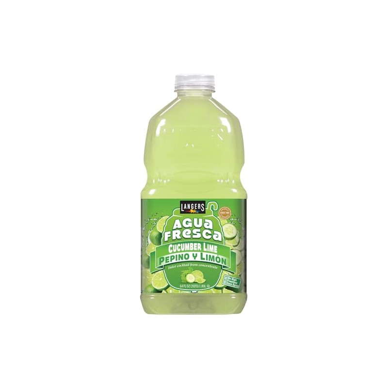 Langers Agua Fresca, Pepino y Limón (Cucumber Lime), 64 fl