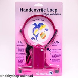 Hands Free Neck Magnifier with Light