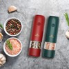 Electric Salt and Pepper Grinder Set - USB Rechargeable Electric